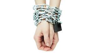 manos, cadenas