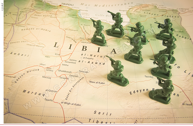 soldados, libia