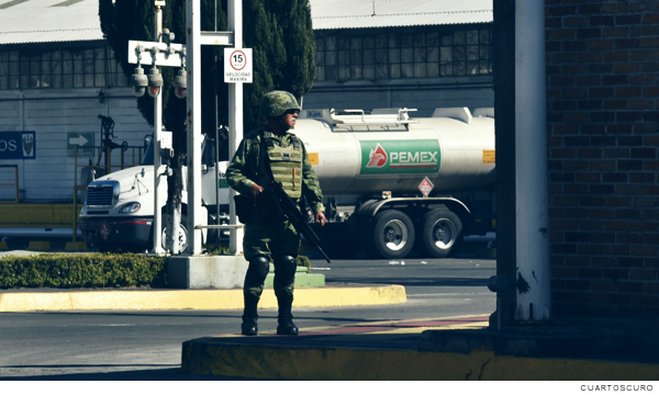 Estrategia para evitar el robo de combustible
