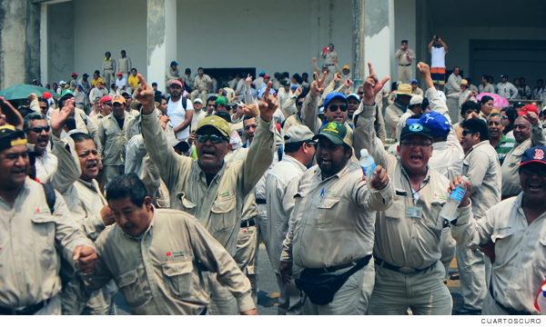 Trabajadores petroleros