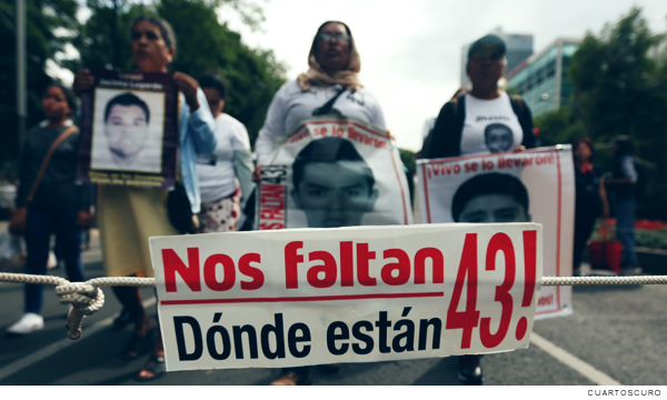 desaparición forzada de los 43 estudiantes de la Escuela Normal Rural Raúl Isidro Burgos, de Ayotzinapa