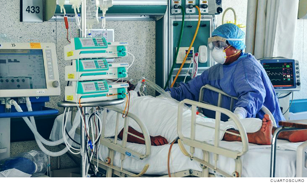 Zona de personas hospitalizadas
