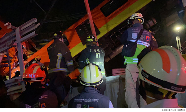 Accidente en línea 12 del metro