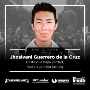 identificación de un fragmento óseo de Jhosivani Guerrero de la Cruz en la Barranca La Carnicería