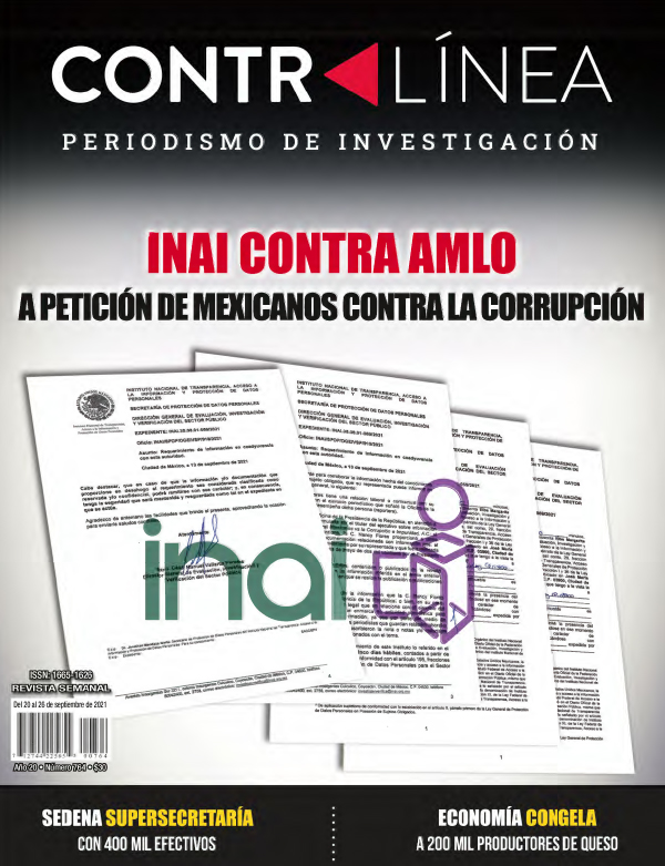 Inai contra AMLO a petición de Mexicanos contra la Corrupción