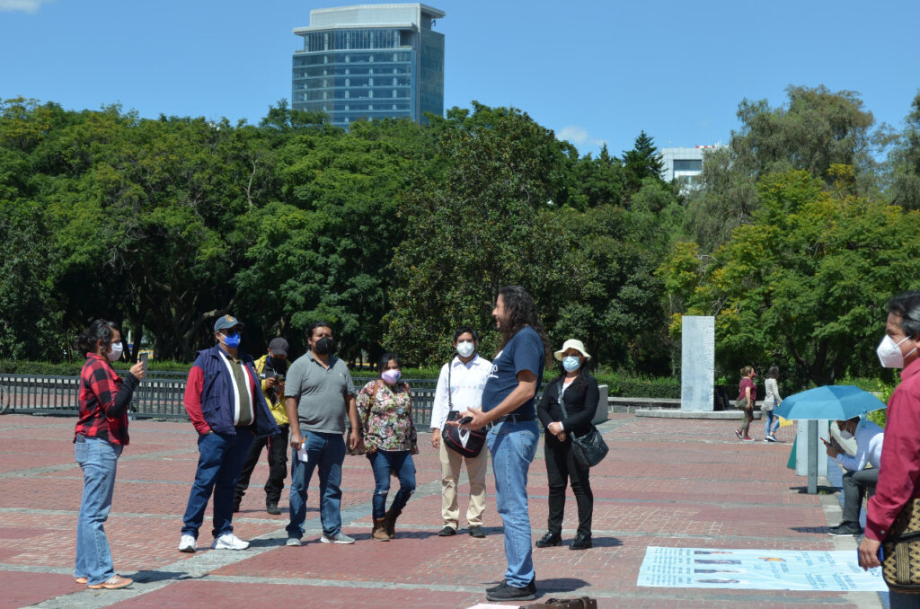 Profesores de los cinco CCH se manifestaron en Rectoría para exigir democracia en la UNAM