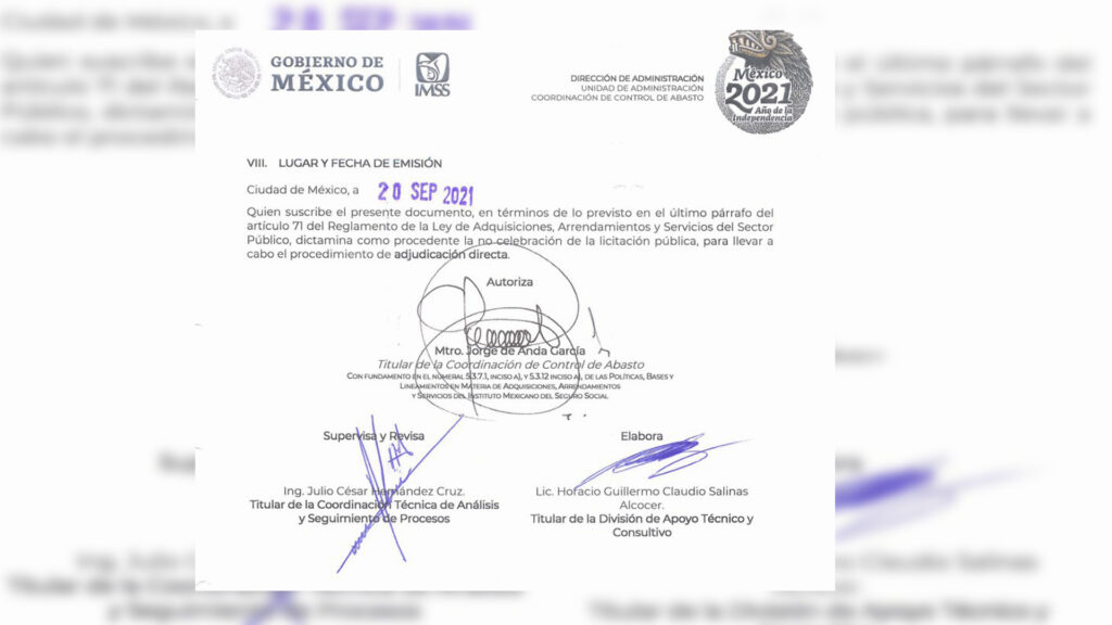 Documentos del IMSS