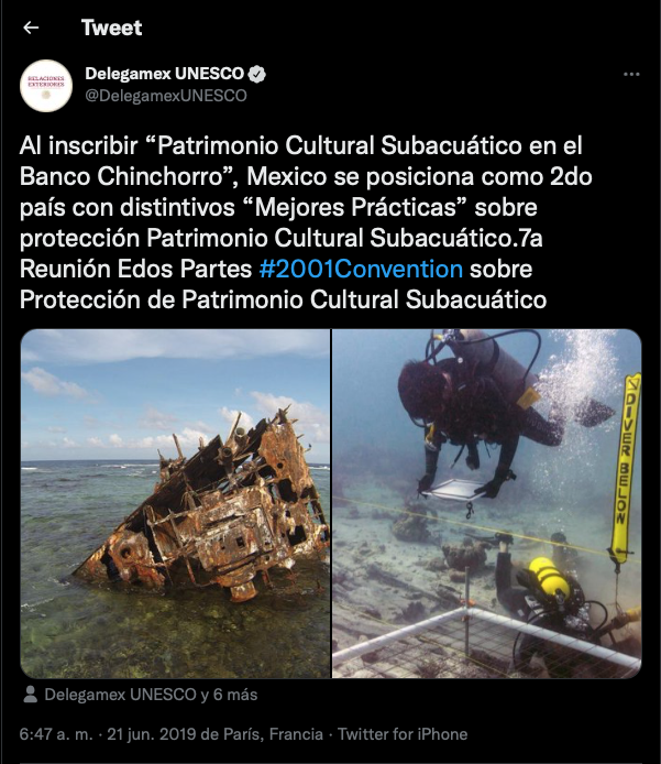 El Ángel, sitio arqueológico subacuático