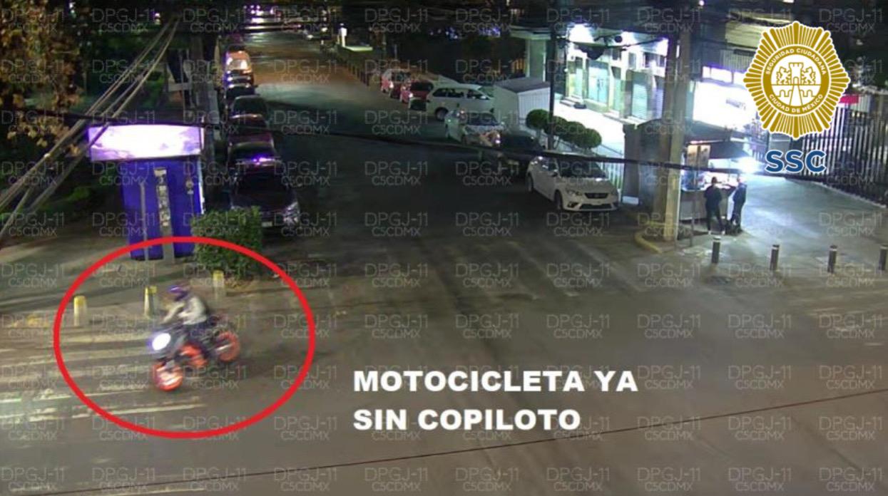 Captura de pantalla de la cámara del C5 momentos después del atentado al periodista Ciro Gómez