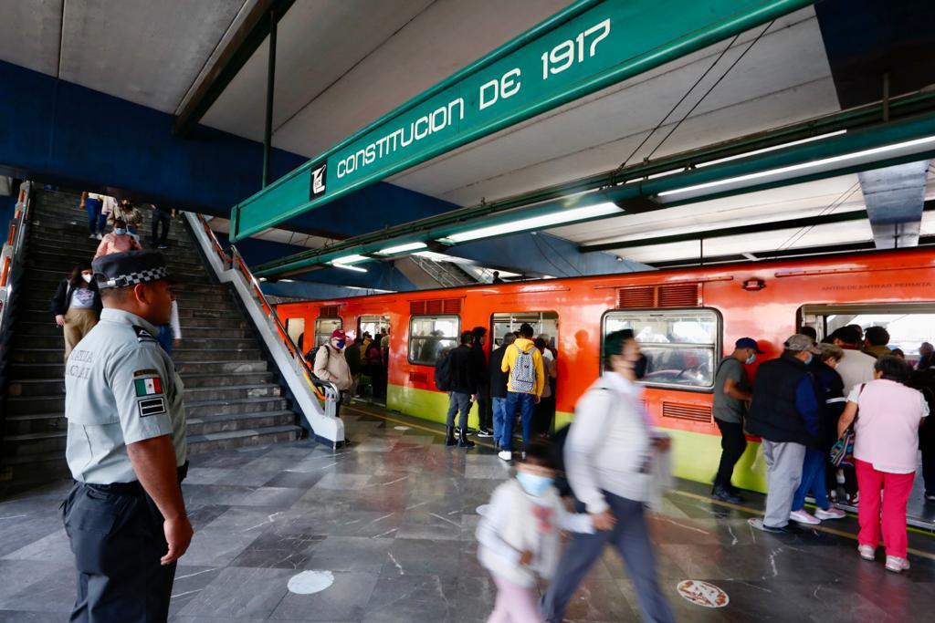 Después de los incidentes registrados en las líneas 3 y 5 del metro de la CDMX, elementos de la Guardia Nacional prestarán apoyo en el resguardo de los usuarios