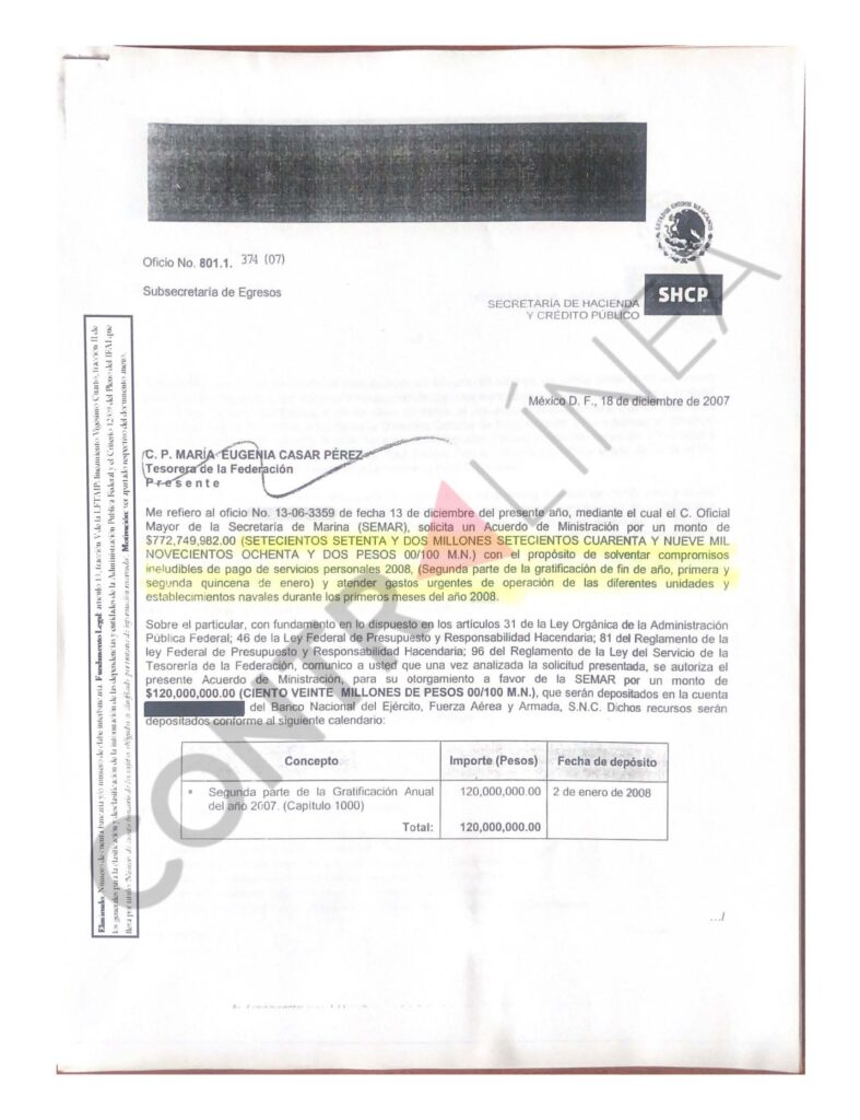 Calderón desvió miles de millones para su “guerra” contra el narcotráfico