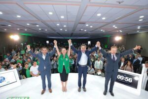 Apoya Partido Verde la candidatura presidencial de Sheinbaum. El secretario general del partido, Jesús Sesma, expresó su apoyo incondicional.