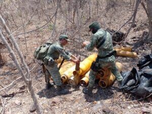 Autoridades federales desmantelaron 5 narcolaboratorios en Michoacán; aseguraron más de 42 toneladas de droga