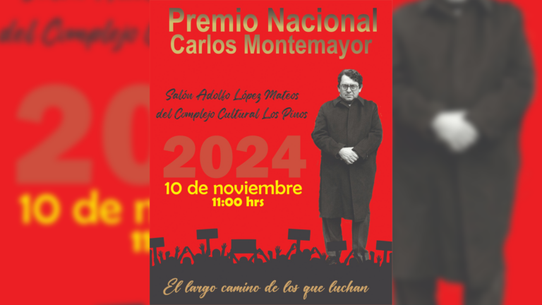 El 10 de noviembre se llevará a cabo la entrega del Premio Nacional Carlos Montemayor. Este año se otorgará a la periodista, Nancy Flores.