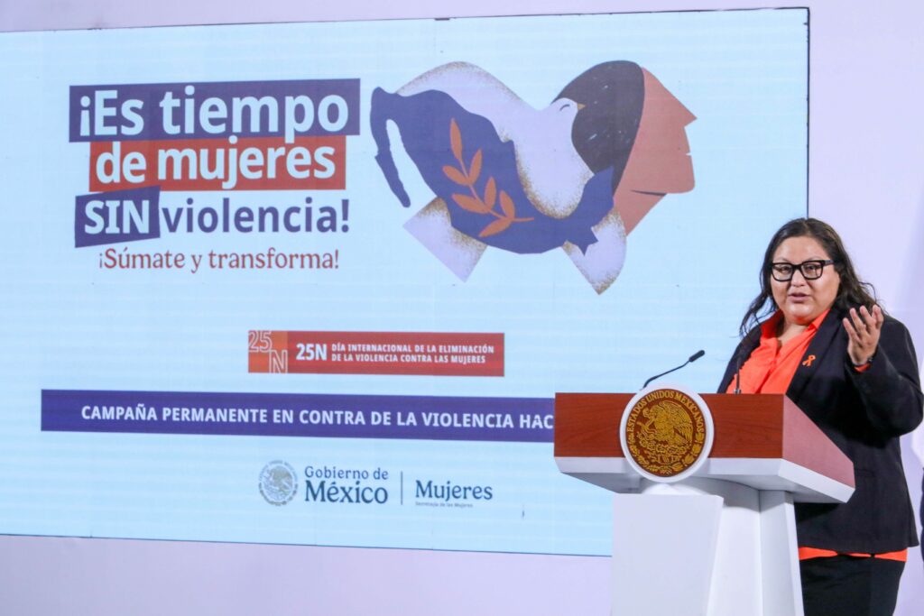 Anunció 10 compromisos del gobierno de la presidenta Claudia Sheinbaum para erradicar la violencia y proteger a las mujeres y niñas de México