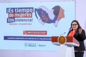 Anunció 10 compromisos del gobierno de la presidenta Claudia Sheinbaum para erradicar la violencia y proteger a las mujeres y niñas de México