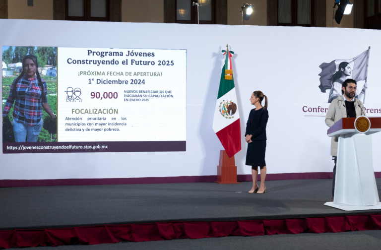 Bolaños puntualizó que se han beneficiado cerca de 3 millones de jóvenes, el 60 por ciento son mujeres, y el 40 por ciento, hombres