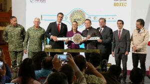 La presidenta Claudia Sheinbaum Pardo anunció que el 6 de abril se llevará a cabo la Clase Nacional de Boxeo 2025