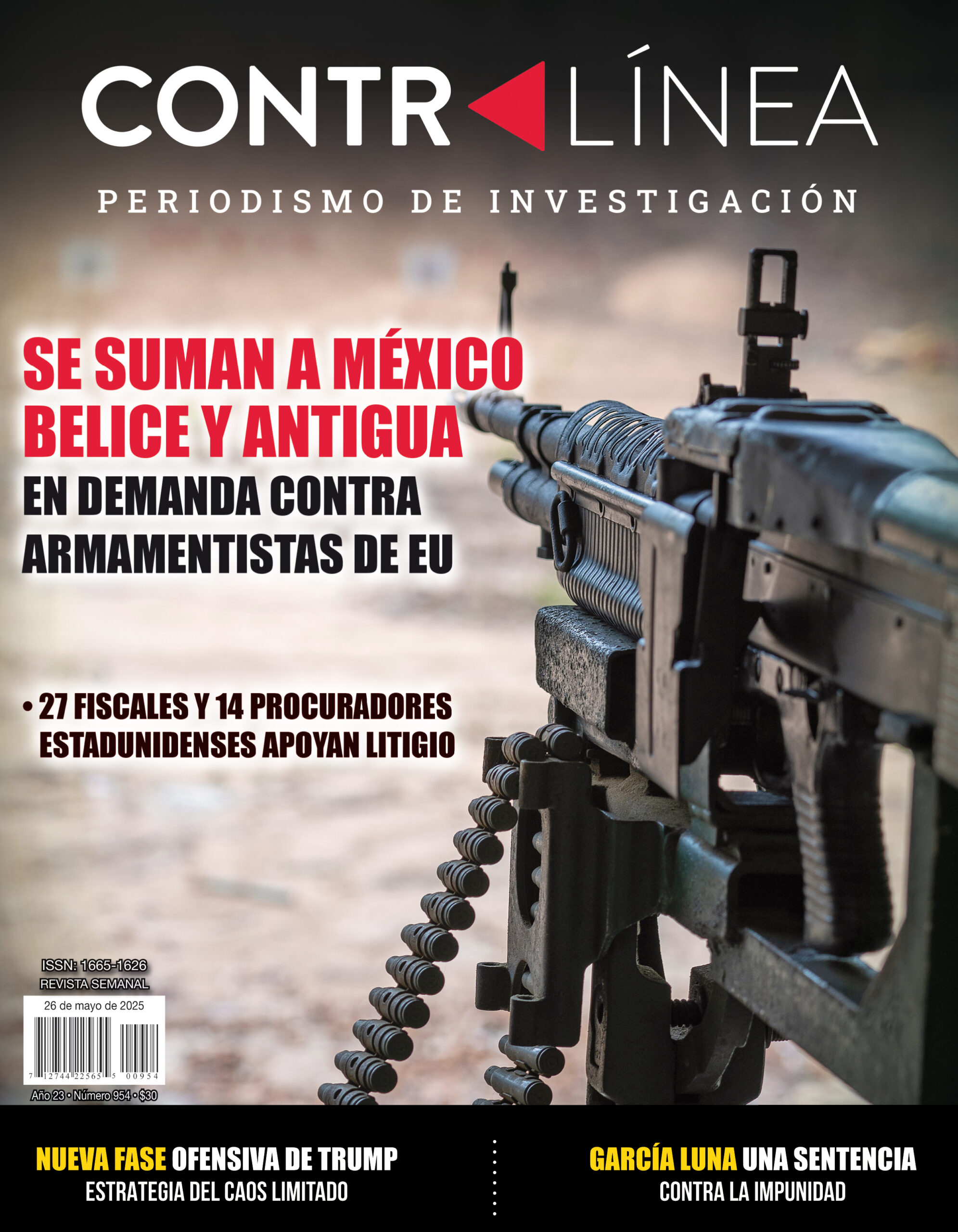 La violencia en México ejercida por grupos del crimen organizado no se puede explicar sin el poderoso arsenal que han acumulado por décadas