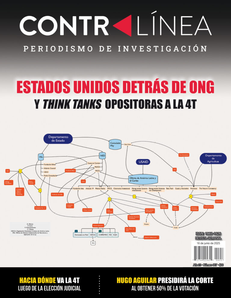 Departamentos y agencias de EU financian, capacitan o mantienen algún tipo de asistencia a favor de ONG, think tanks y empresas mexicanas