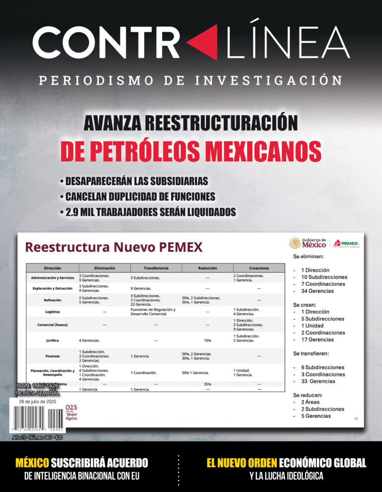 El plan de reestructuración de Petróleos Mexicanos proyecta liquidar a 2 mil 964 trabajadores, por un monto superior a los 4 MMDP