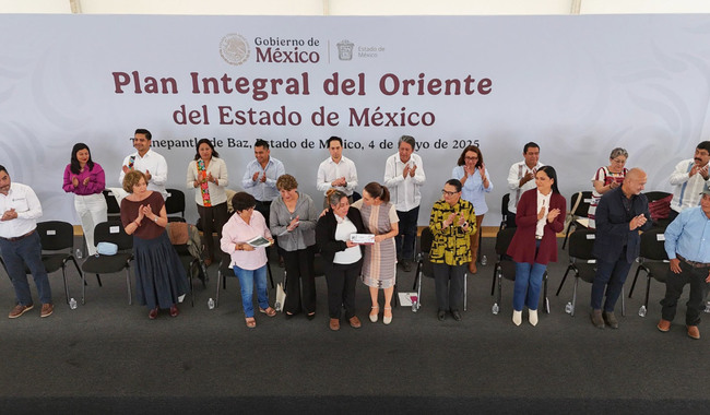 Delfina Gómez presenta Plan Integral del Oriente del Estado de México con inversión de más de 75 mil millones de pesos