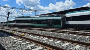 El incidente en la estación Izamal del Tren Maya ocurrió cuando un aparato de cambio de vía presentó una anomalía en su posición