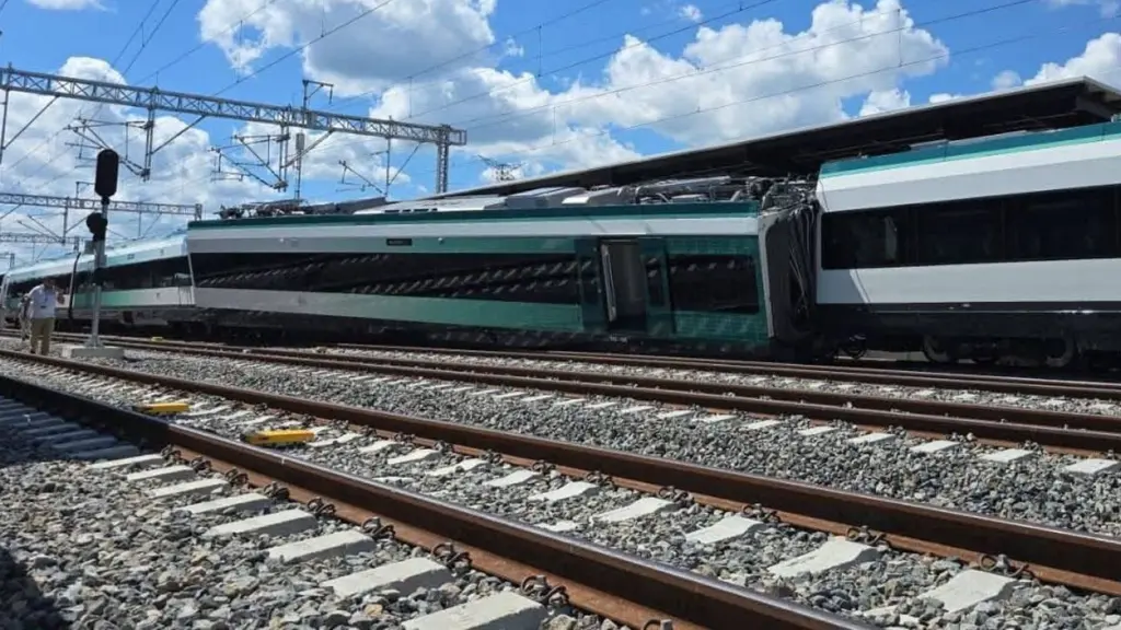 El incidente en la estación Izamal del Tren Maya ocurrió cuando un aparato de cambio de vía presentó una anomalía en su posición