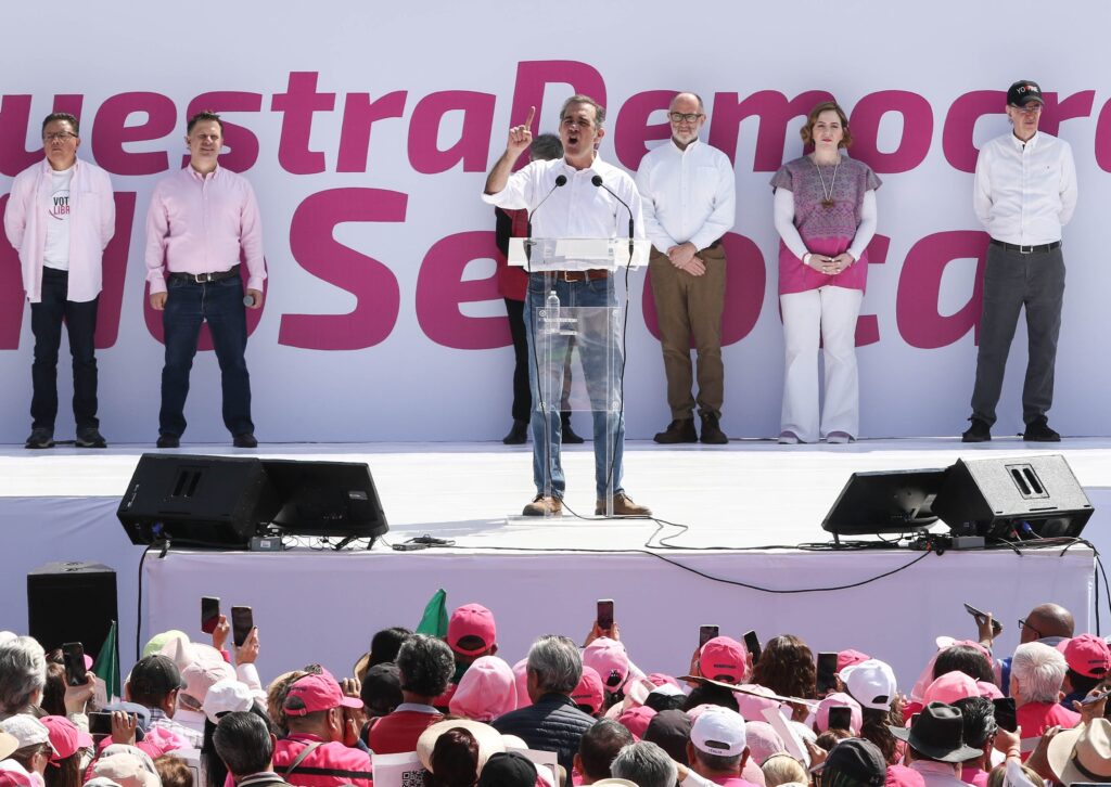 La estructura opera contra la democracia mexicana, y en algunas de sus fases se hace pasar como “sociedad civil organizada”
