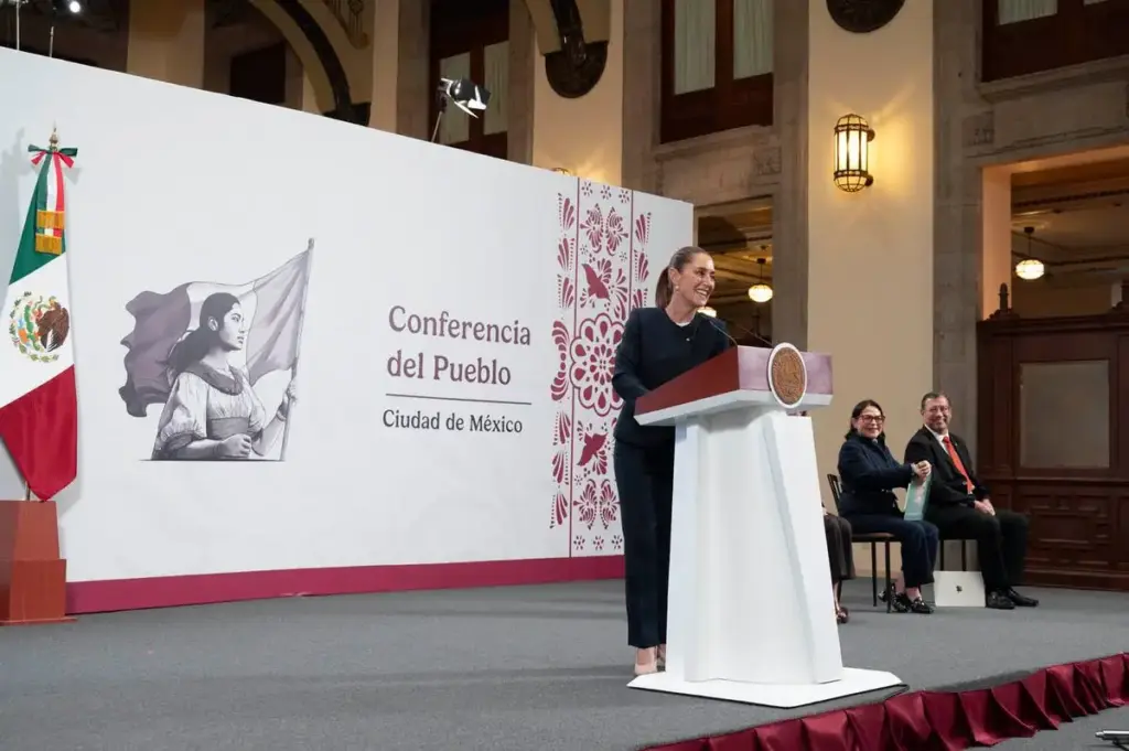 Sorprende a Sheinbaum que entre el 60 y 70 por ciento de la oposición (PRI, PAN y MC ,respectivamente) apruebe su gobierno