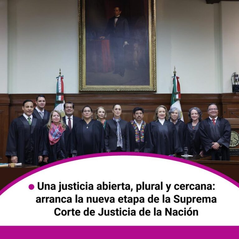 Las nueve personas electas para desempeñar la más alta función jurisdiccional en el país rindieron protesta como nuevos ministros y ministras