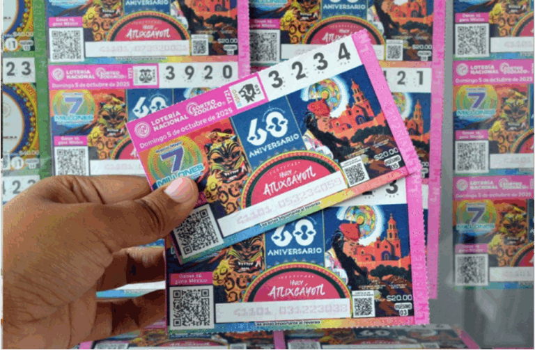 La Lotería Nacional lanza billete conmemorativo por los 60 años del Festival Huey Atlixcáyotl, realzando la cultura indígena de Puebla.