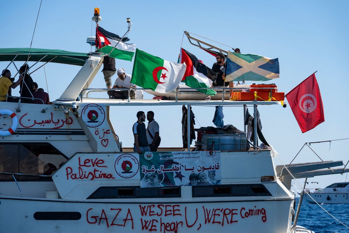 Israel interceptó los primeros barcos de la Flotilla Global Sumud, que llevaba ayuda humanitaria hacia Gaza