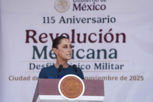 Sheinbaum encabeza el Aniversario de la Revolución Mexicana: advierte a la ultraderecha que "se equivocan" al pedir intervención extranjera.