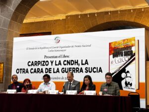 Libro revela cómo Jorge Carpizo y la CNDH encubrieron la Guerra Sucia usando agentes de la DFS. David Cilia Olmos y Rosario Piedra denuncian.